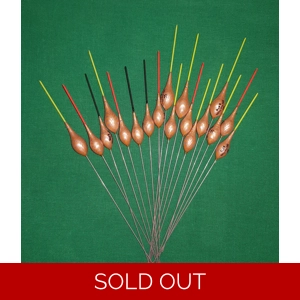 'MATCH RANGE' CLEARANCE x 18 Pole Floats (SRG031)